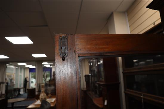 A 19th century French walnut armoire W.146cm